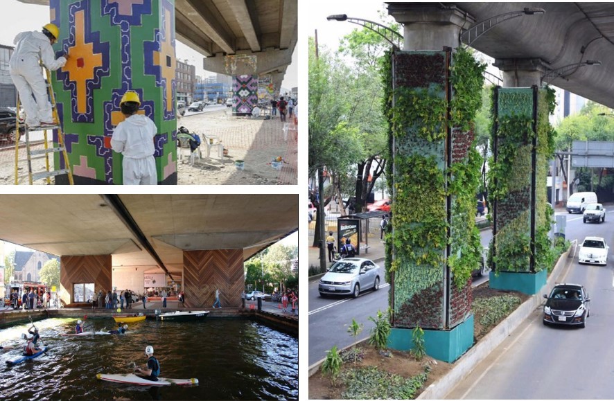 Intervenciones urbanas en espacios residuales