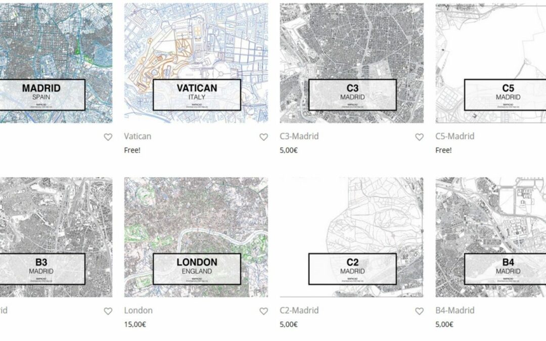 Descarga mapas de ciudades para CAD