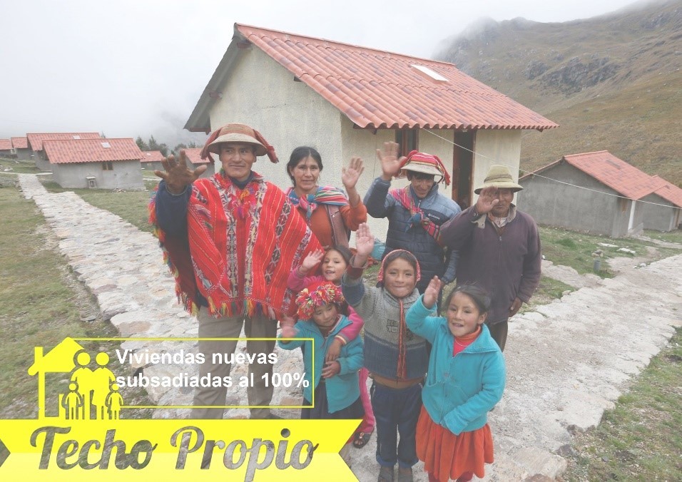 Viviendas nuevas para familias damnificadas, Techo Propio